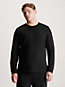 black lounge-sweatshirt - ultra soft für herren - calvin klein
