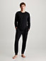 black lounge-sweatshirt - ultra soft für herren - calvin klein