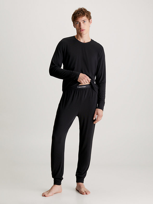 black lounge-jogginghose - ultra soft für herren - calvin klein