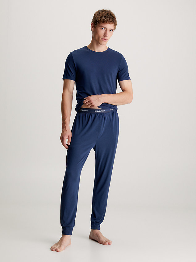 blue lounge-jogginghose - ultra soft für herren - calvin klein