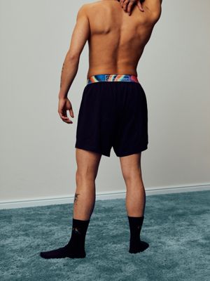 BLACK Lounge Shorts - Pride for men CALVIN KLEIN