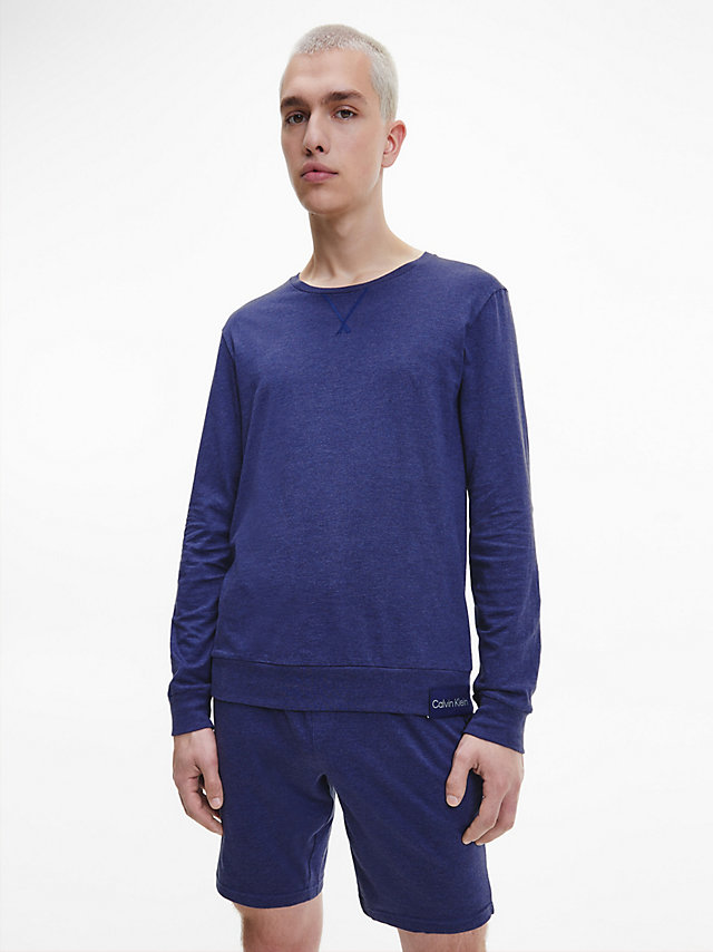 Blue Depths Heather > Lounge-Sweatshirt > undefined Herren - Calvin Klein