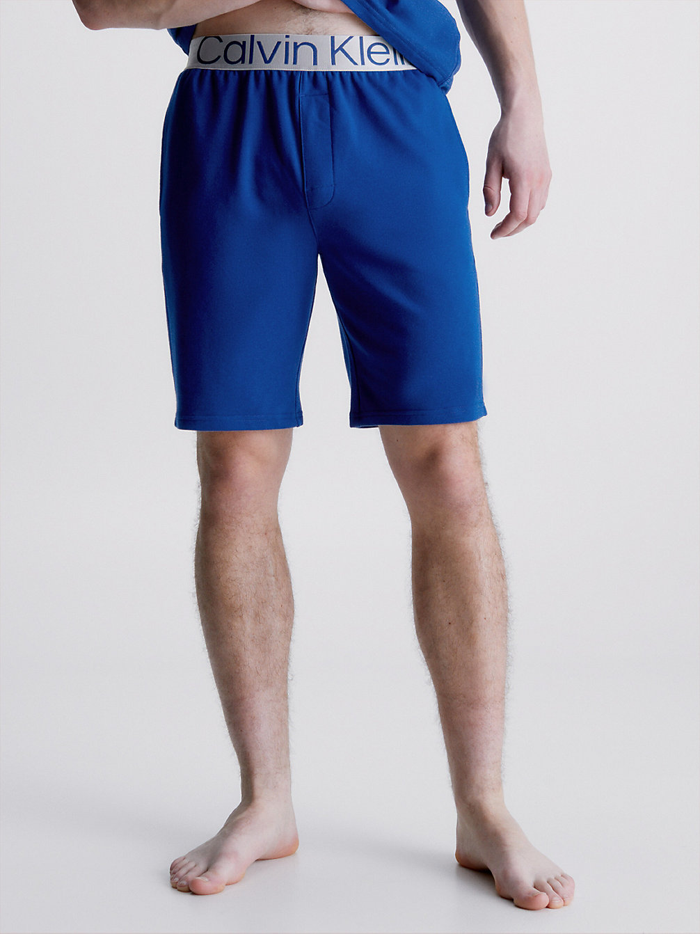 MIDNIGHT BLUE Lounge Shorts - Steel Cotton undefined men Calvin Klein