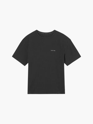 black lounge t-shirt - modern cotton for men calvin klein