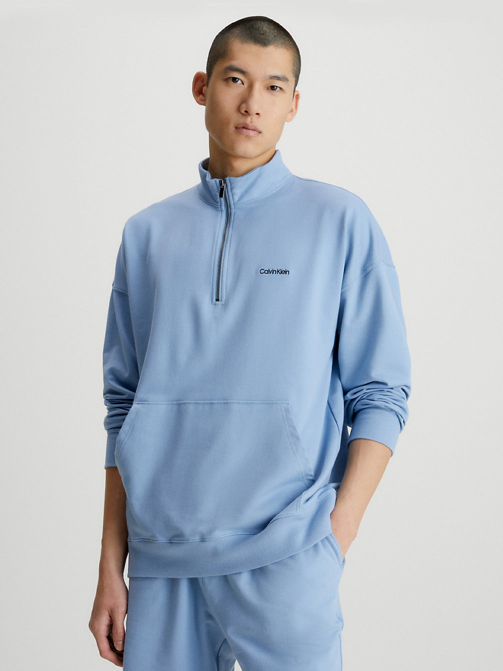 Sweat-Shirt D’intérieur - Modern Cotton > ICELAND BLUE > undefined hommes > Calvin Klein