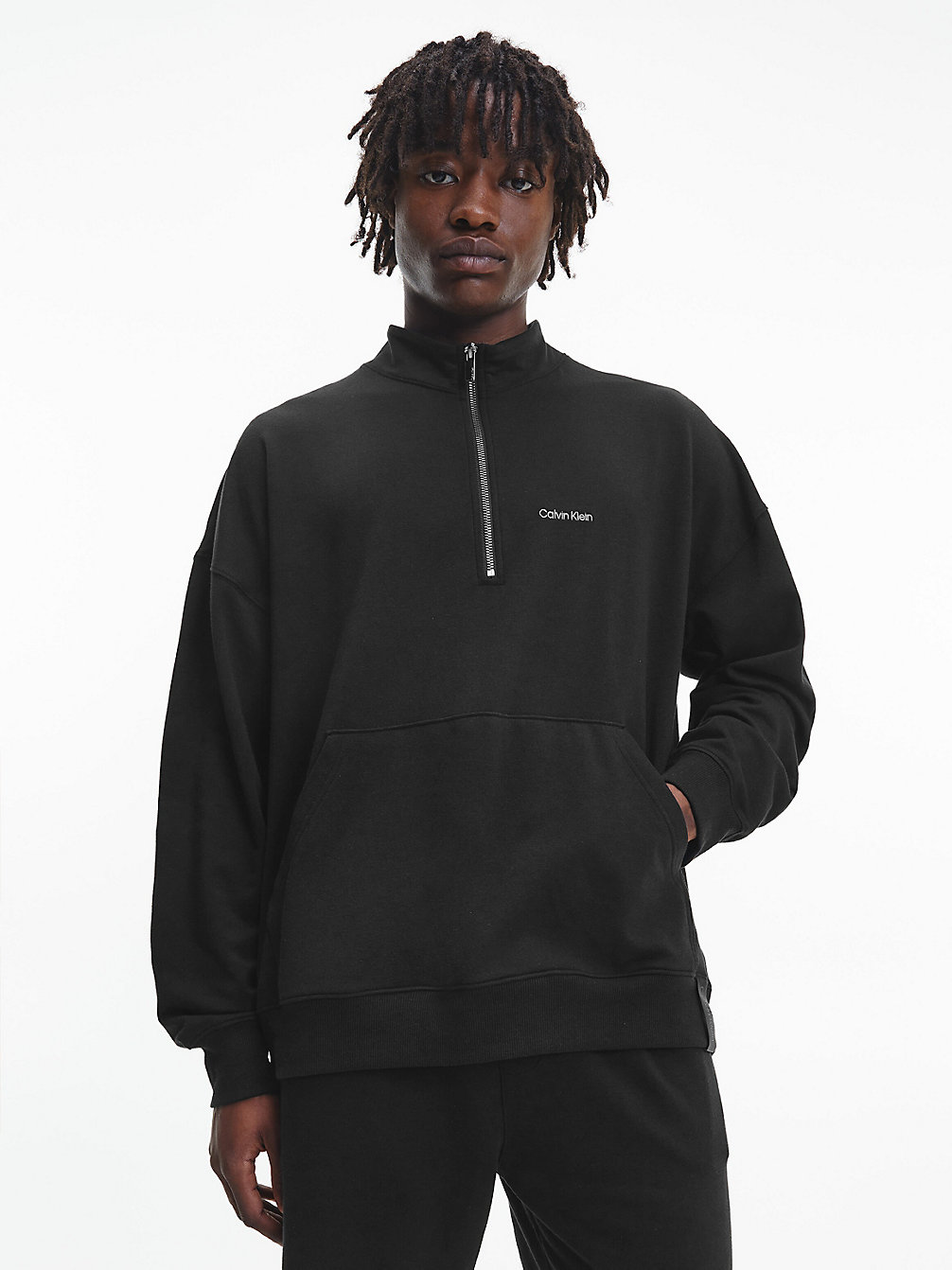 BLACK Sweat-Shirt D’intérieur - Modern Cotton undefined hommes Calvin Klein