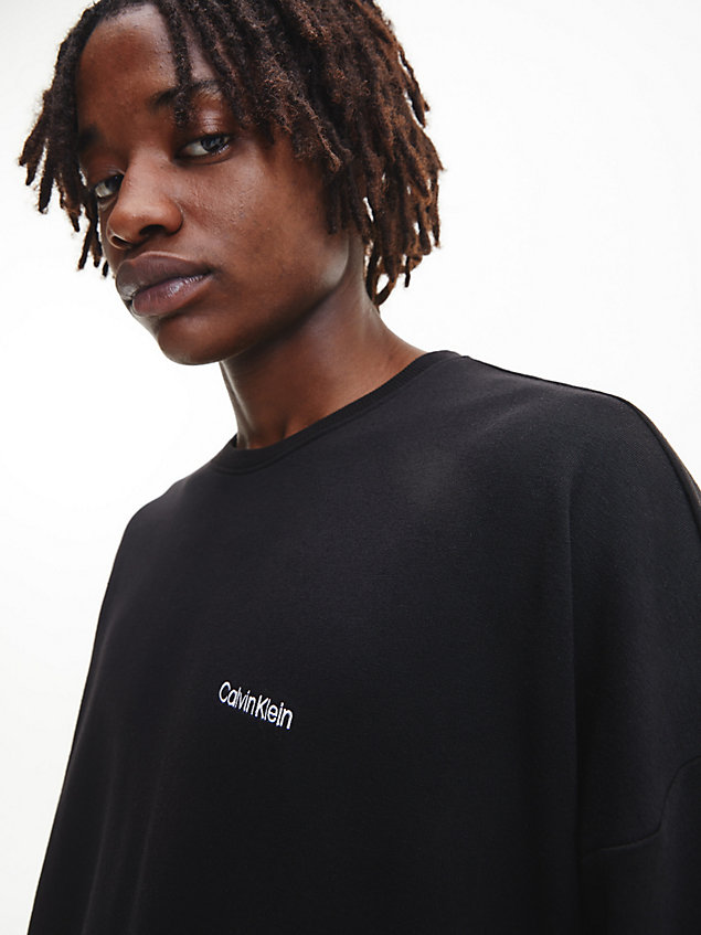 sweat-shirt d'intérieur - modern cotton black pour hommes calvin klein