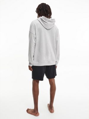 snow heather lounge-hoodie - modern cotton für herren - calvin klein