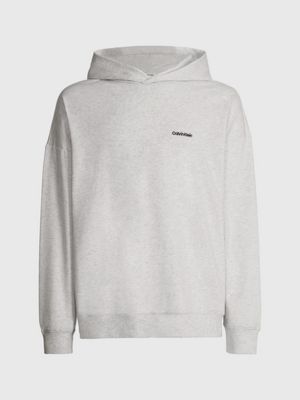 snow heather lounge-hoodie - modern cotton für herren - calvin klein