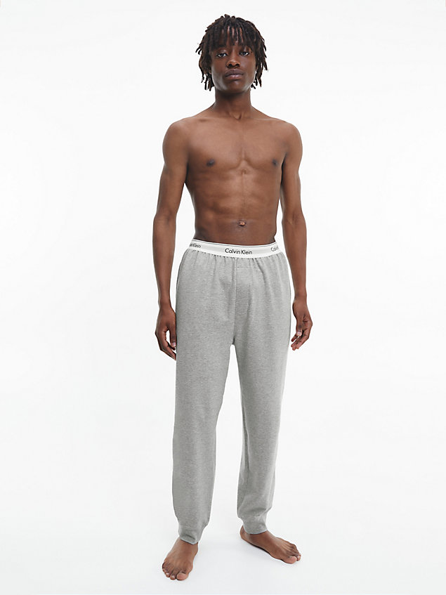 pantalon de jogging d’intérieur - modern cotton grey pour hommes calvin klein