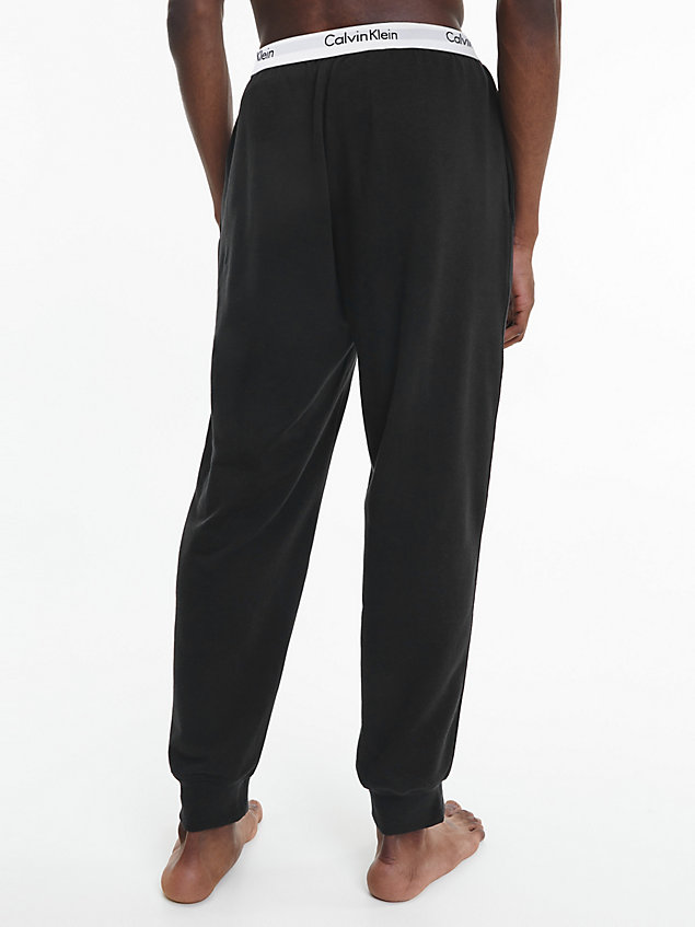 pantalon de jogging d’intérieur - modern cotton black pour hommes calvin klein