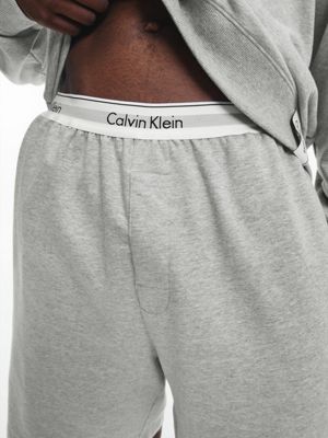 Calvin Klein Women's Pure Lounge Sleep Short, Grey Heather, M 