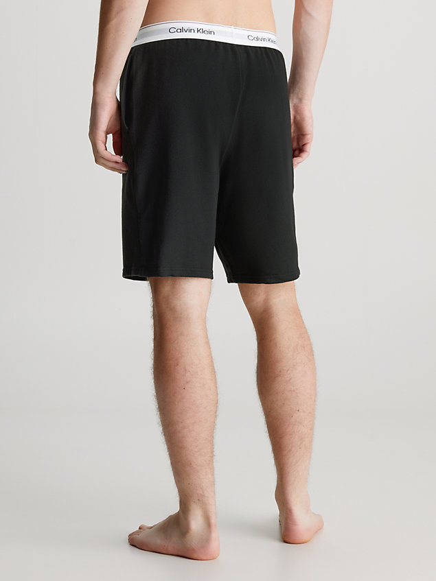 black lounge-shorts - modern cotton für herren - calvin klein