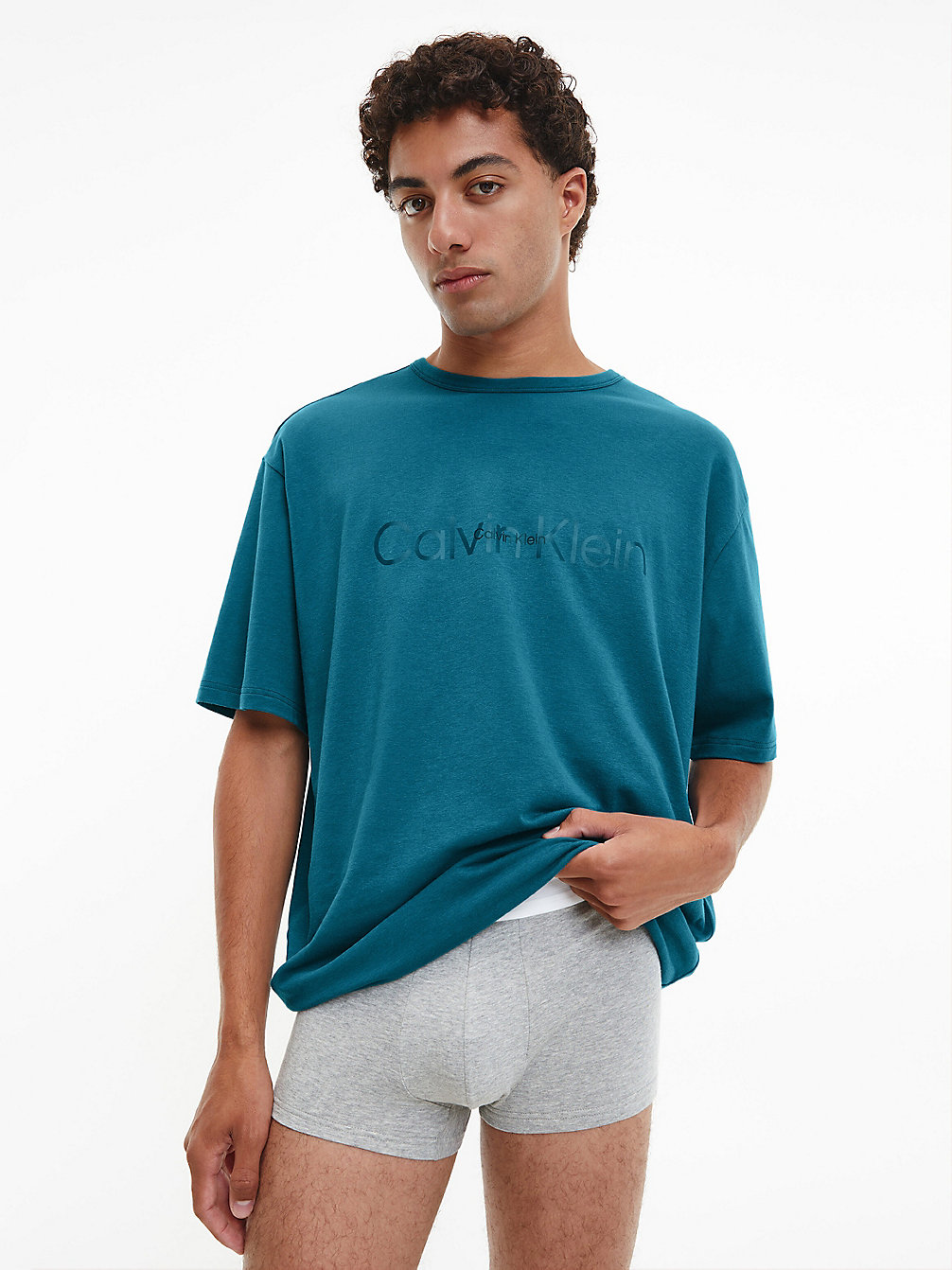 LEGION BLUE Lounge T-Shirt - Embossed Icon undefined men Calvin Klein