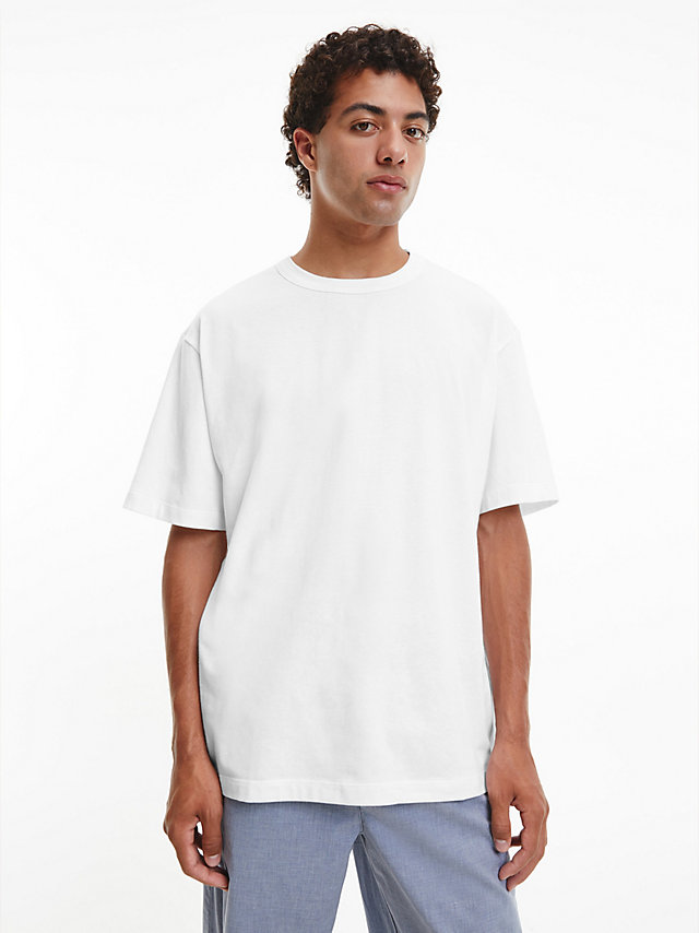 White Pyjama Top - Pure Cotton undefined men Calvin Klein