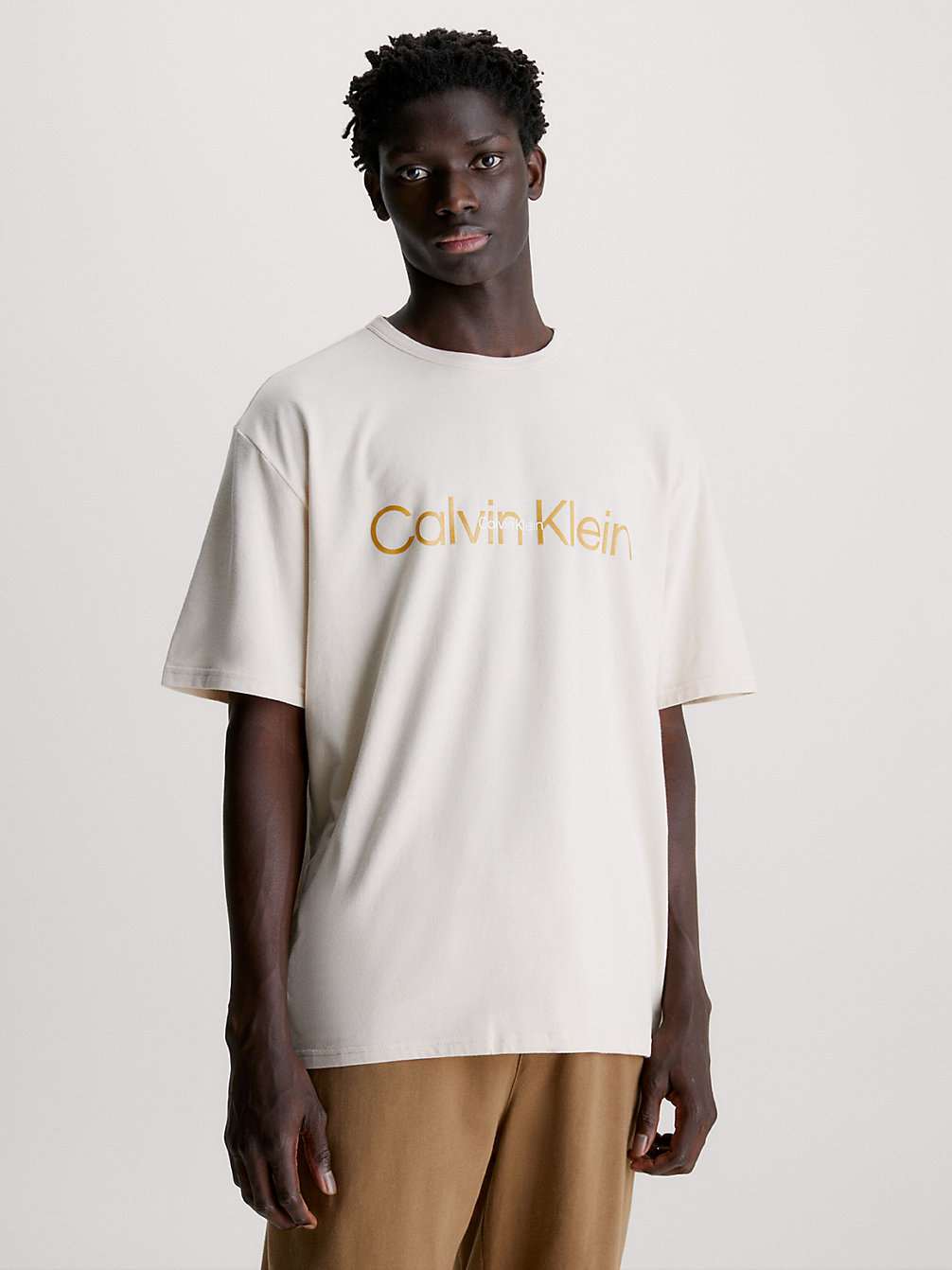 TAPIOCA Lounge T-Shirt - Embossed Icon undefined heren Calvin Klein