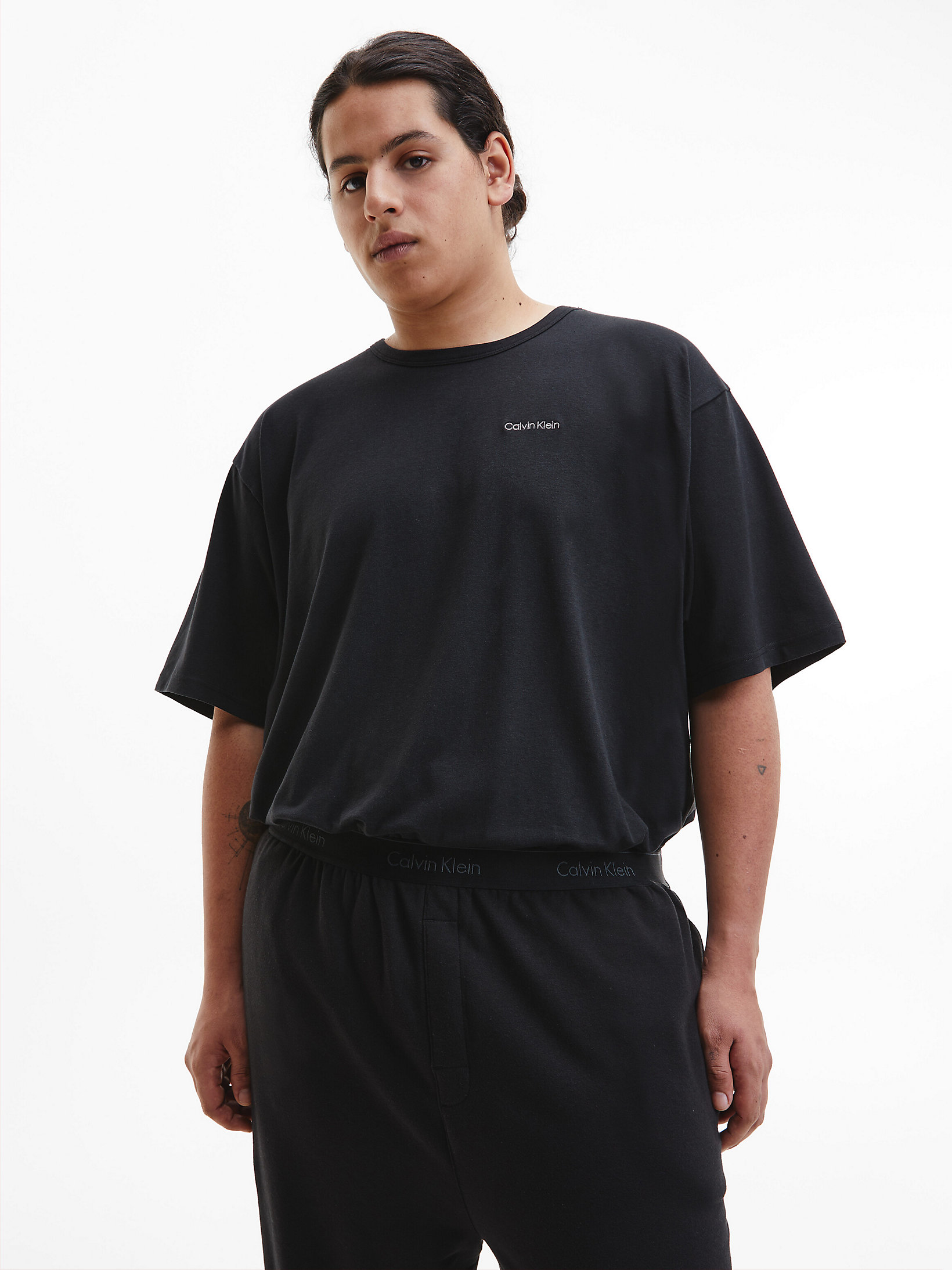 T-Shirt D'intérieur Grande Taille - Modern Cotton > Black > undefined hommes > Calvin Klein