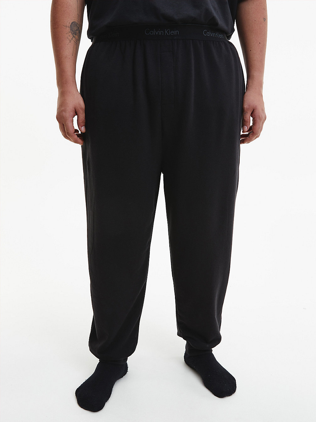 BLACK > Spodnie Dresowe Po Domu Plus Size - Modern Cotton > undefined Mężczyźni - Calvin Klein