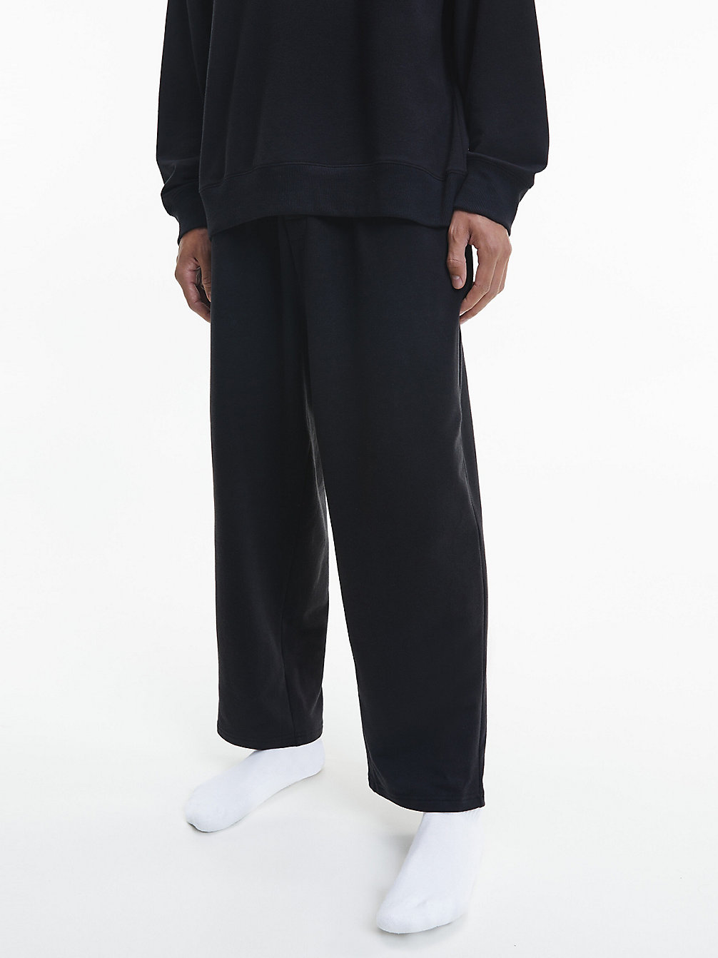 BLACK Pantalon De Pyjama - Embossed Icon undefined hommes Calvin Klein