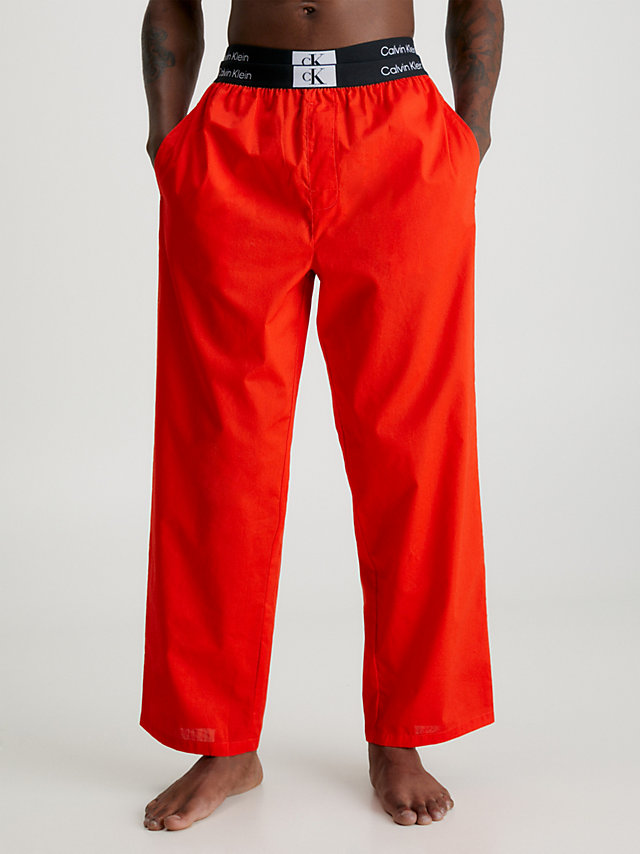 Hazard Organic Cotton Pyjama Pants - Ck96 undefined men Calvin Klein