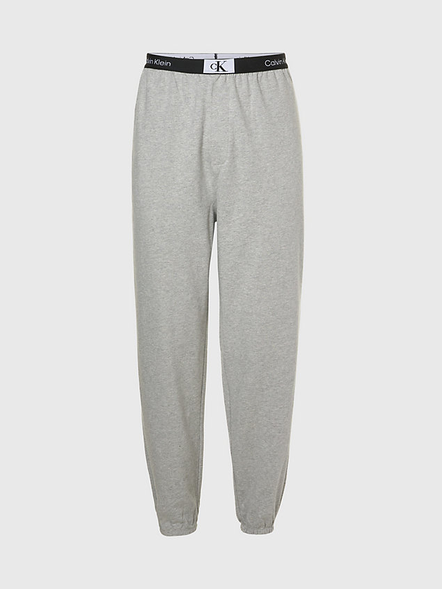 grey spodnie dresowe po domu - ck96 dla mężczyźni - calvin klein