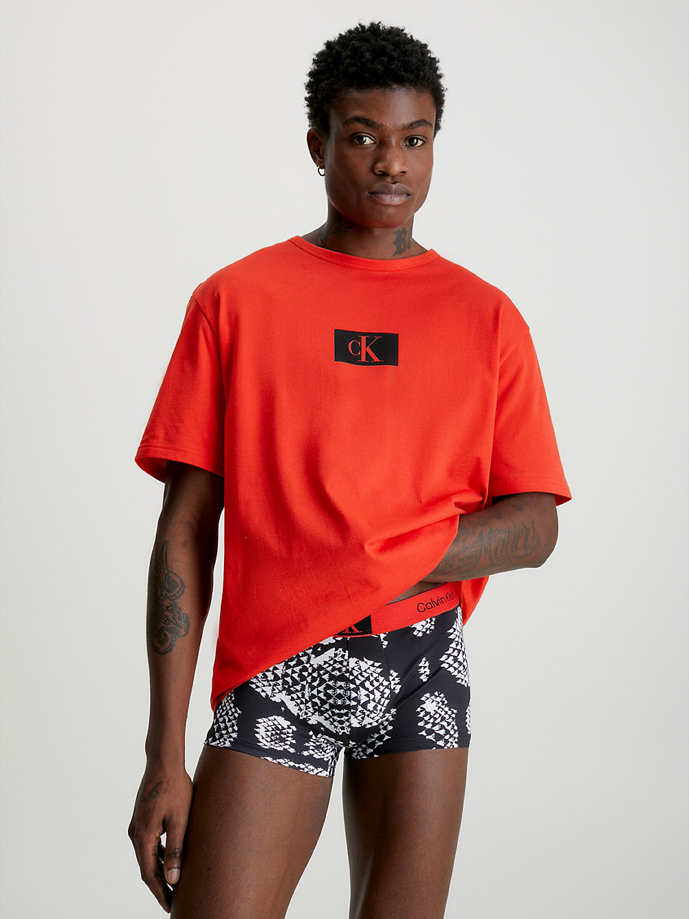 HAZARD T-Shirt D’intérieur Unisexe En Coton Bio - Ck96 undefined hommes Calvin Klein