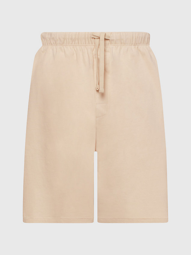 beige lounge shorts - flex fit for men calvin klein