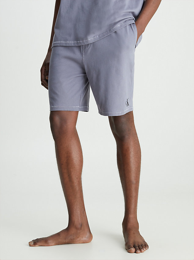 grey lounge shorts - flex fit for men calvin klein