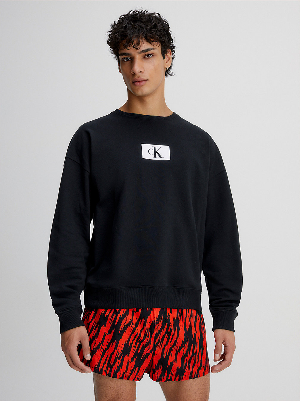 BLACK > Lounge Sweatshirt - Ck96 > undefined женщины - Calvin Klein