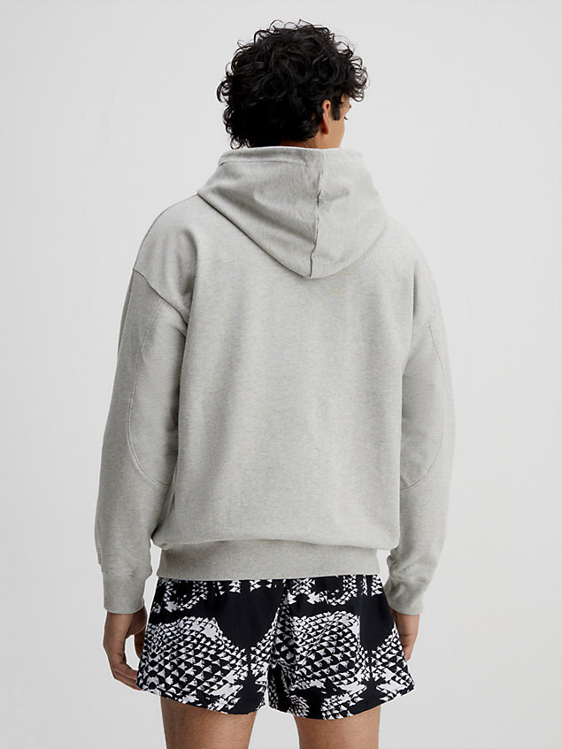grey lounge hoodie - ck96 for men calvin klein