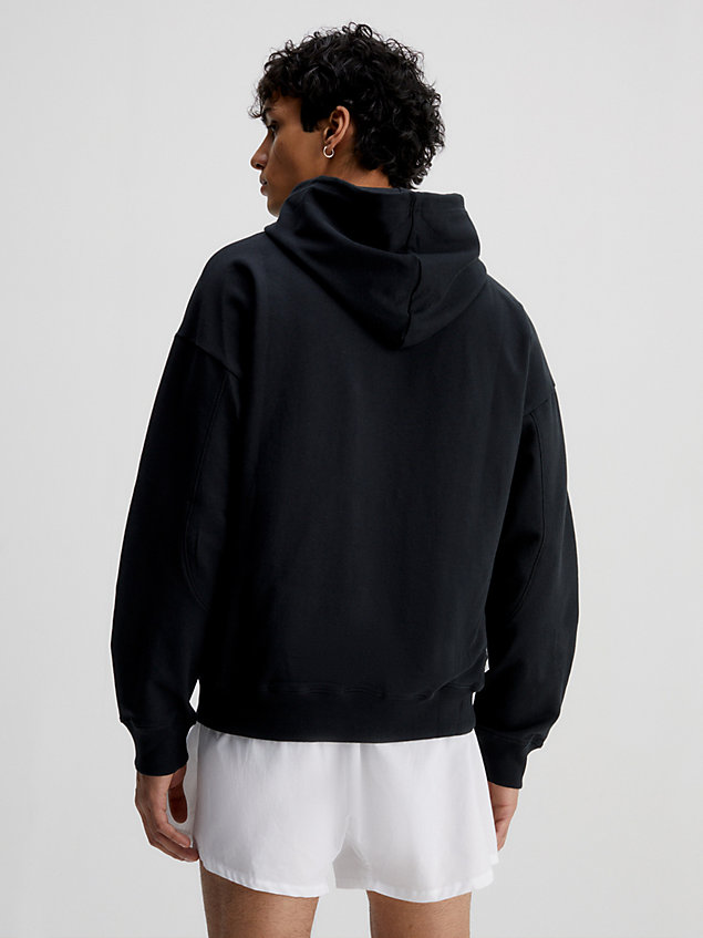 black lounge-hoodie - ck96 für herren - calvin klein