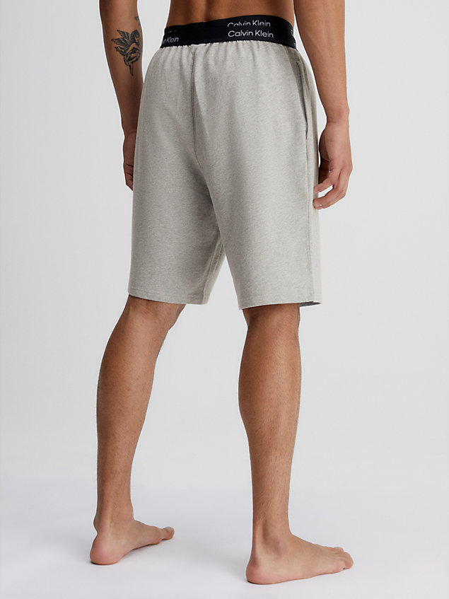 grey szorty od piżamy - ck96 dla mężczyźni - calvin klein