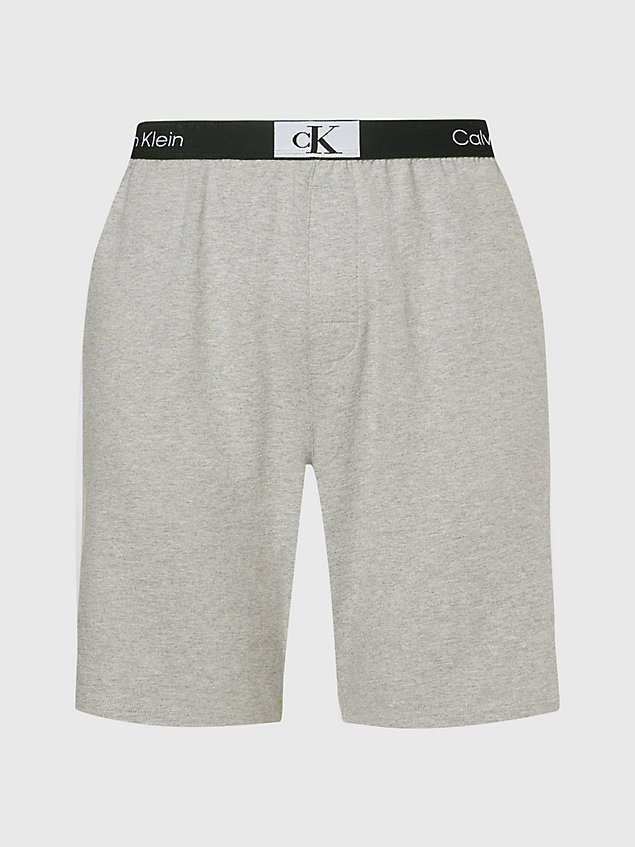 grey pyjama shorts - ck96 for men calvin klein