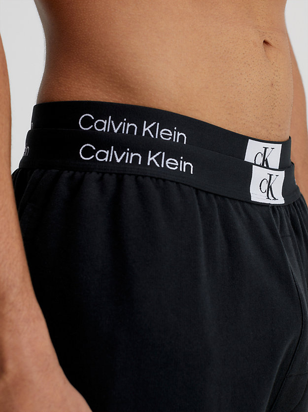 BLACK Pyjama Shorts - CK96 for men CALVIN KLEIN