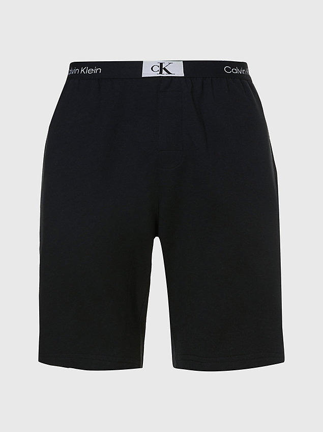 black pyjama shorts - ck96 for men calvin klein