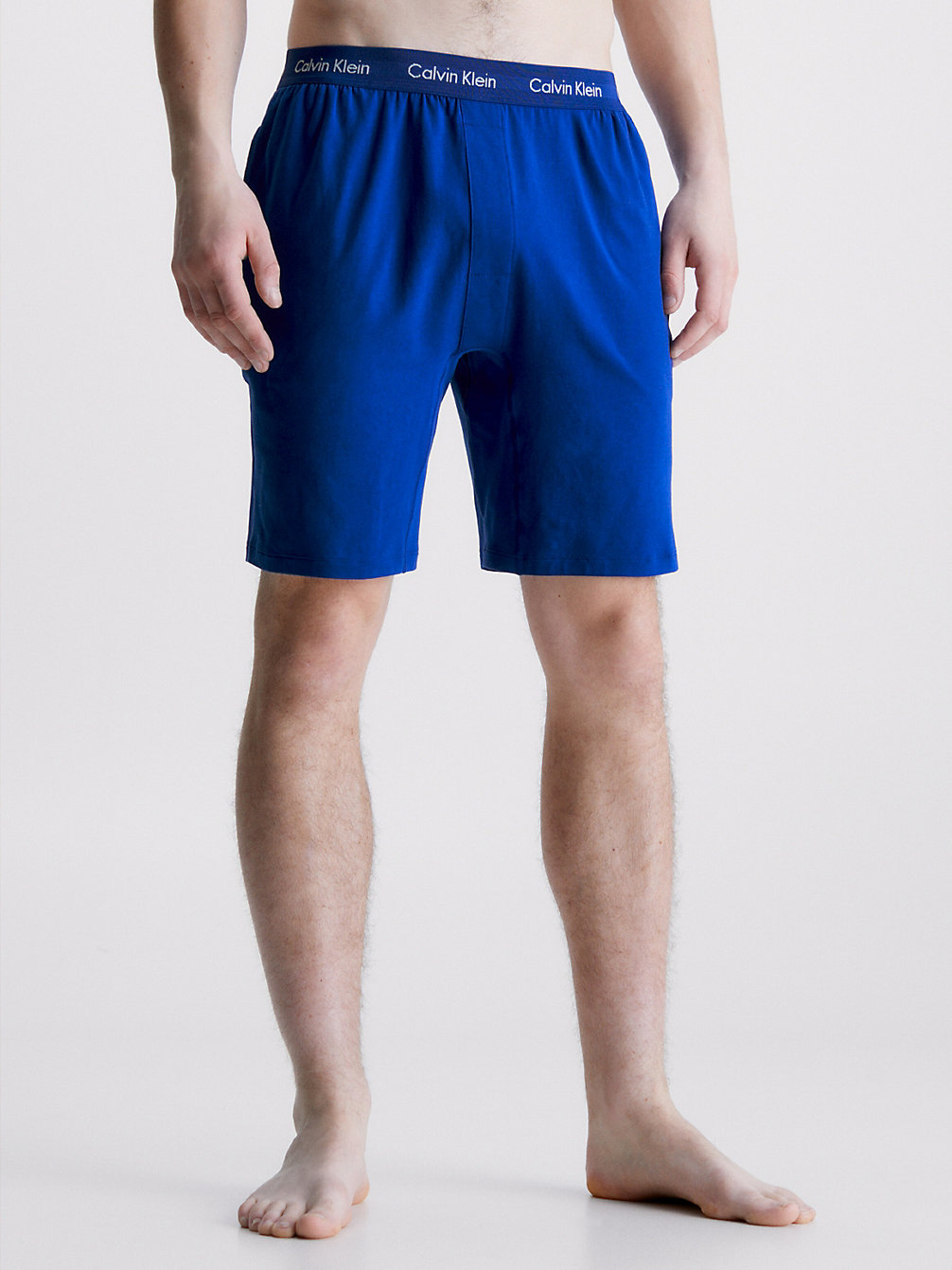 MIDNIGHT BLUE Pyjama Court - Cotton Stretch undefined hommes Calvin Klein