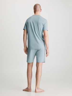 Ensemble Pyjama Short et T-Shirt - Bleu Calvin Klein Underwear en