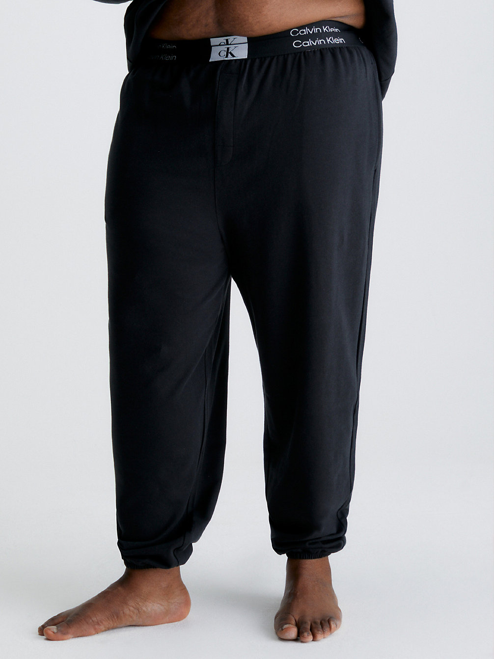 BLACK > Spodnie Dresowe Po Domu Plus Size - Ck96 > undefined Mężczyźni - Calvin Klein