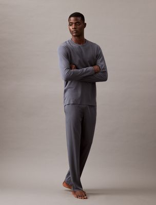 grey pyjama pants - ck black for men calvin klein