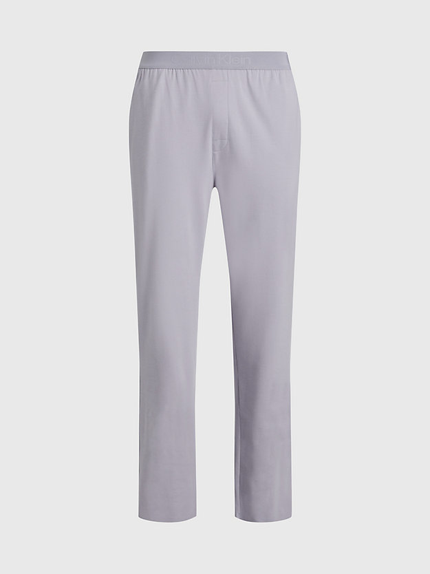 dapple grey pyjama pants - ck black for men calvin klein