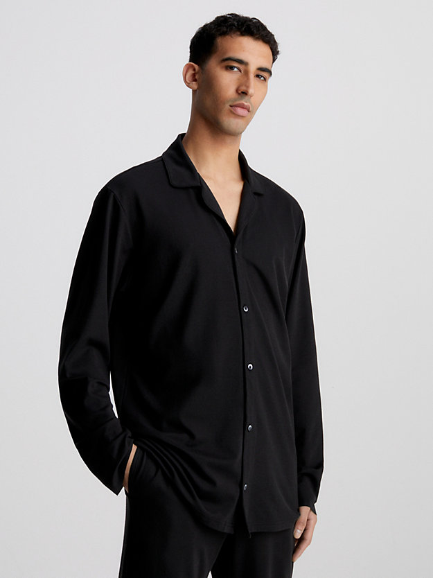 black pyjama top - ck black for men calvin klein