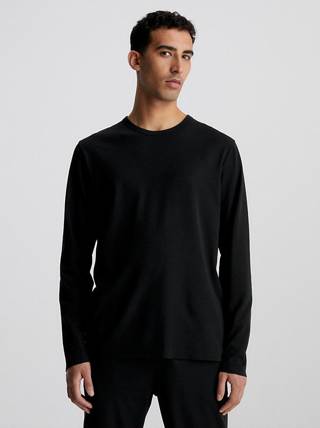 black pyjama top - ck black for men calvin klein