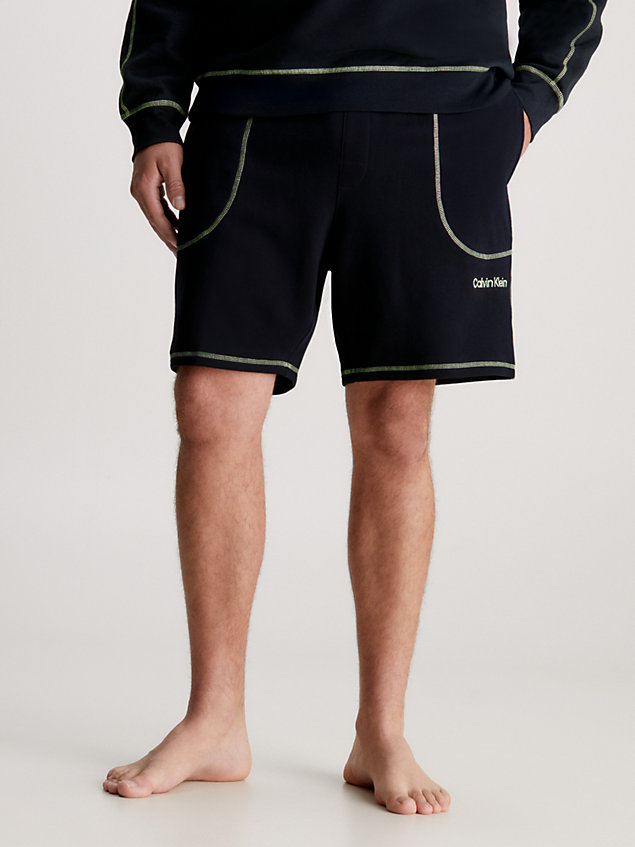 black pyjama shorts - future shift for men calvin klein