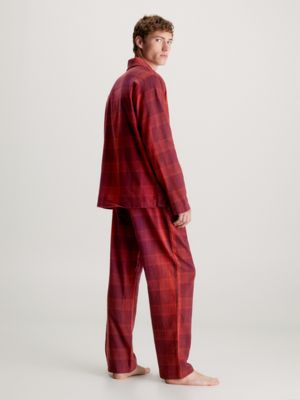 Calvin klein hotsell flannel pajamas