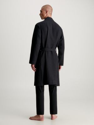 Waffle Cotton Bathrobe Calvin Klein® 000NM2497EUB1