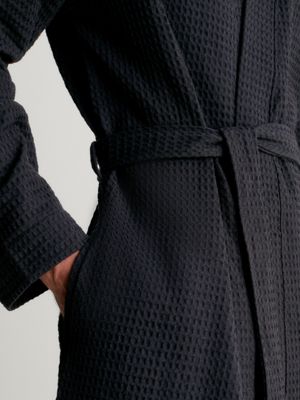 Waffle Cotton Bathrobe Calvin Klein® 000NM2497EUB1