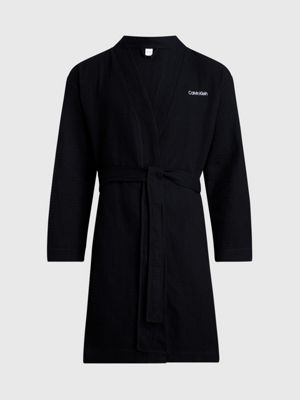 Waffle Cotton Bathrobe Calvin Klein® 000NM2497EUB1