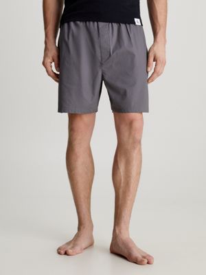 grey pyjama-shorts - pure für herren - calvin klein