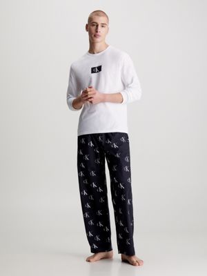 Calvin Klein Pajama shorts CK96 in black/ white