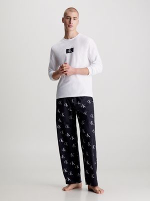 CALVIN KLEIN UNDERWEAR Stretch-Cotton Jersey Pyjama Set for Men